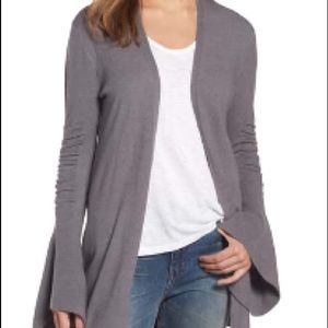 Bell sleeve cardigan
